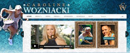 Caroline Wozniacki's official website